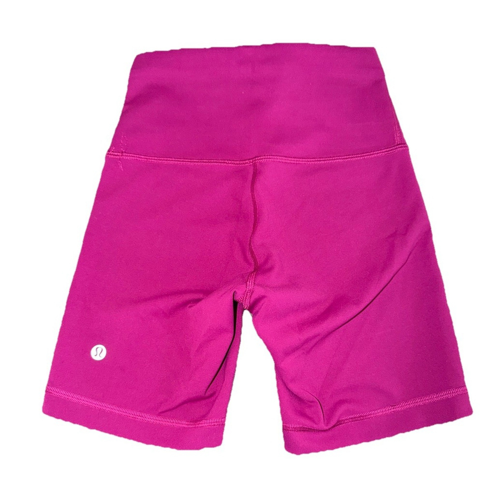 LULULEMON WUNDER TRAIN HR SHORT 6” MAGENTA PURPLE SIZE 2